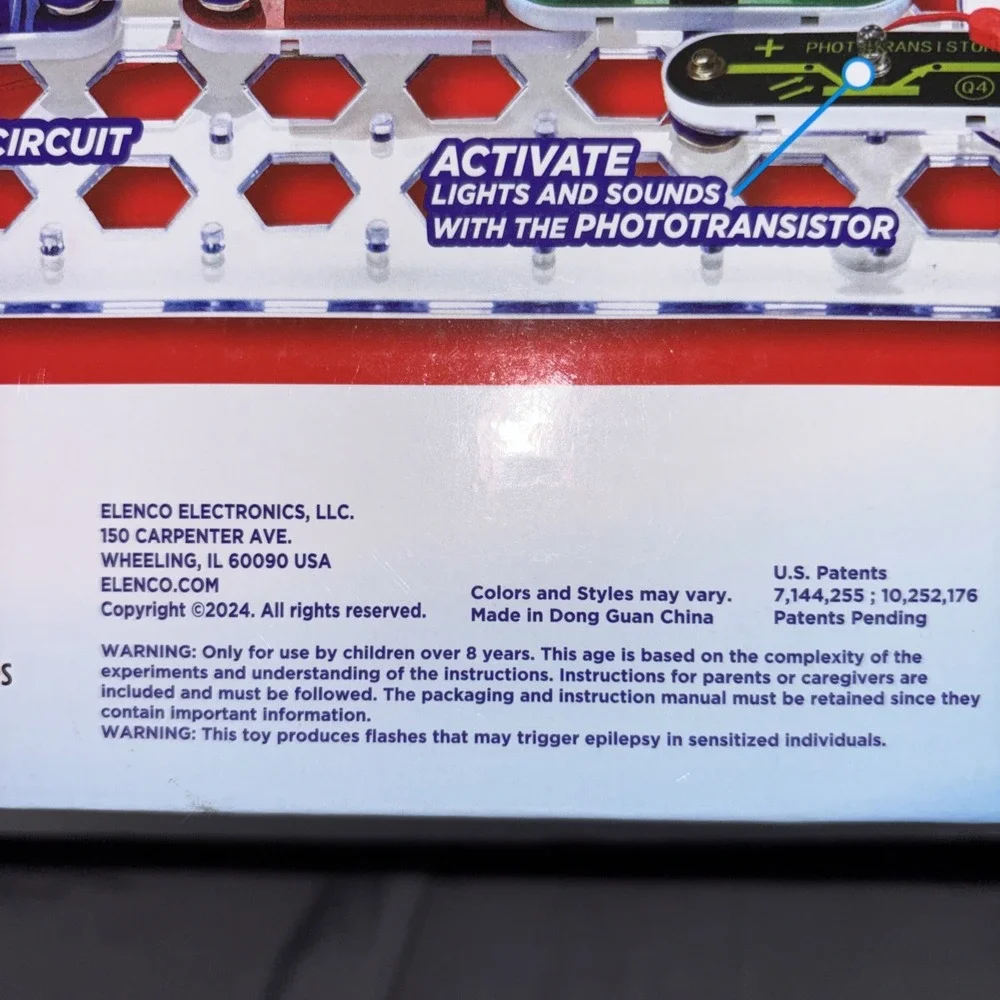 Elenco Snap Circuits SC100 Electronics Exploration Kit 100+ Projects Complete